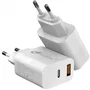 Leotec Cargador de Pared 20W USB-C PD + USB-A Blanco LECSPH20W2W2